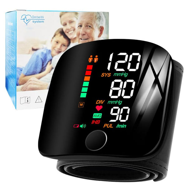 Monitor de Presión Arterial de Muñeca – Medición Precisa con 1 Botón