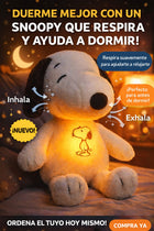 Snoopy Respira™ – Peluche Anti Ansiedad que Simula Respiración Real