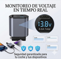 Cargador Auto 4 en 1 – Carga 4 Dispositivos a la Vez