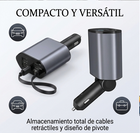 Cargador Auto 4 en 1 – Carga 4 Dispositivos a la Vez